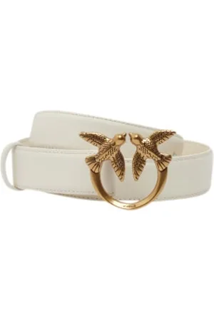 Pinko Belts Bianco Setaantique Gold