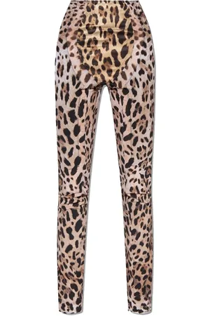 Dolce & Gabbana X Kim Leopard Pants