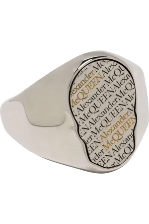 Alexander McQueen Skull Tag Ring