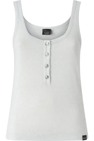 Pinko T-Shirts And Polos Argentometallizzato