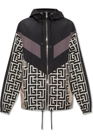 Balmain Nylon Monogram Jacket