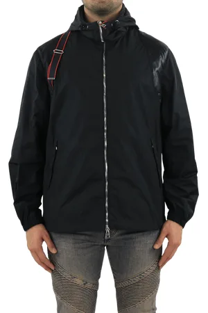 Alexander McQueen Heren Logo Harness Windbreaker