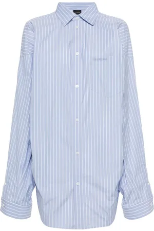 Balenciaga Shirts Clear Blue