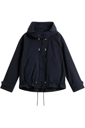 Woolrich Coats Melton Blue