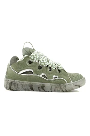 Lanvin Curb Green Silver