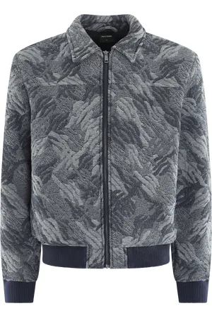 Daily paper Heren Denim Bomber Camo Grijs