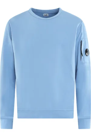C.P. Company Heren Lens Detailed Sweater Blauw