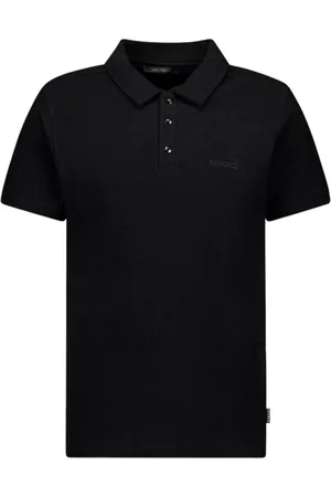 Airforce Woven Polo Zwart
