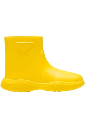 Prada Logo Rubber Boots