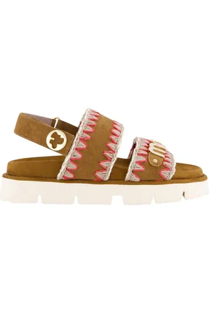 Mou Dames Bio Sandal Overstitching