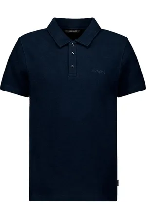 Airforce Woven Polo Blauw