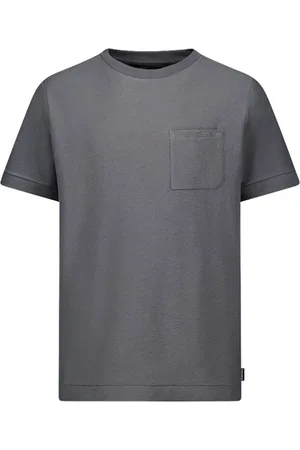 Airforce Woven T-Shirt Grijs