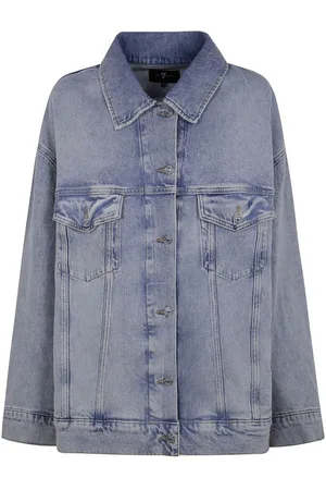 7 for all Mankind Coats Clear Blue