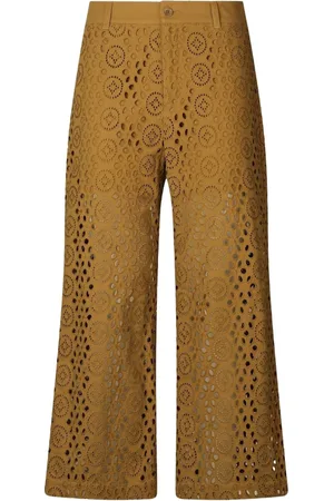 Liu Jo WHITE Trousers Brown