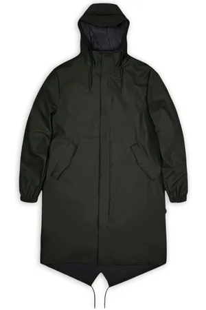 Rains Fishtail Parka Jas Green M