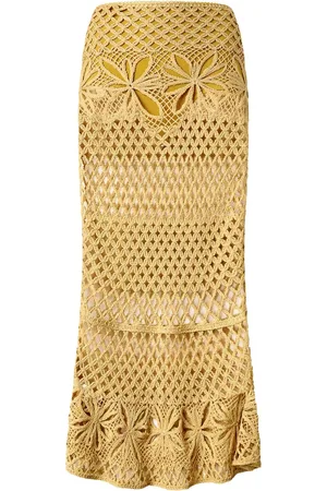 Pinko Skirts Giallo Canna Dindia
