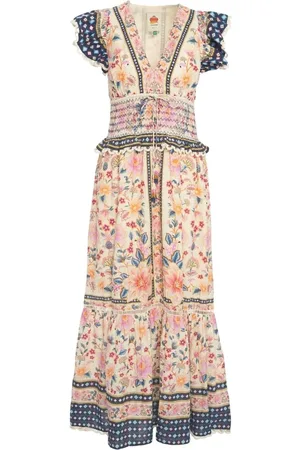 Farm Rio Maxi dress with floral print