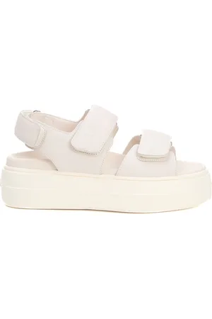 Hogan Sandalo Strappo Pelle Yogurt