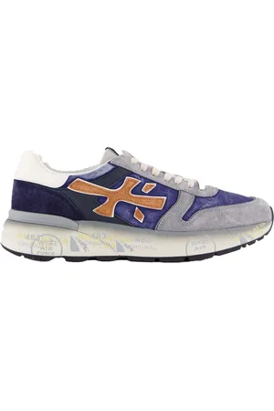 Premiata Heren Mick Snaker Blauw