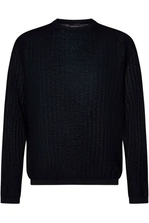 Emporio Armani Sweaters Blue