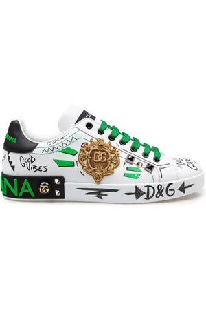 Dolce & Gabbana Portofino sneakers in leather with applied studs