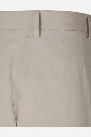CANALI Linen And Silk Trousers