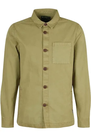 Barbour Shirts Bleached Olive