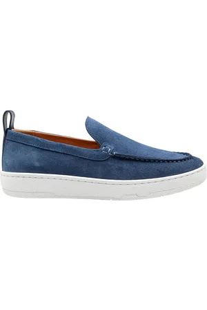 Lanvin Suede slipper navy blue color