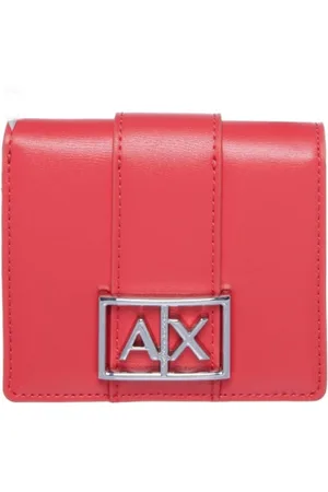 Armani Exchange Wallets Coral Red