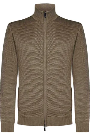Emporio Armani Sweaters Brown
