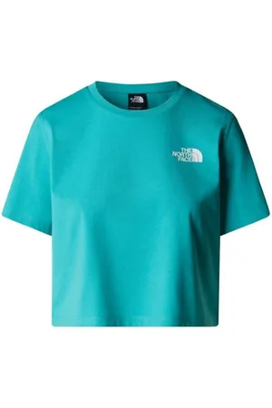 The North Face Simple Dome Cropped Slim T-shirt Dames Vistula Blue M