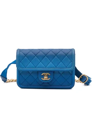 CHANEL 2019 Quilted Caviar Sunset On The Sea Flap Belt Bag