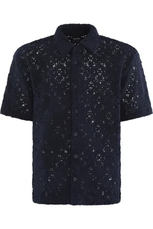 Daily paper Heren Lace Shield Shirt Blauw