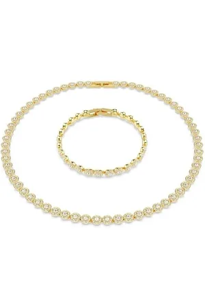 Swarovski Set 5720506 Una Angelic Small Goudkleurig Armband/ Collier