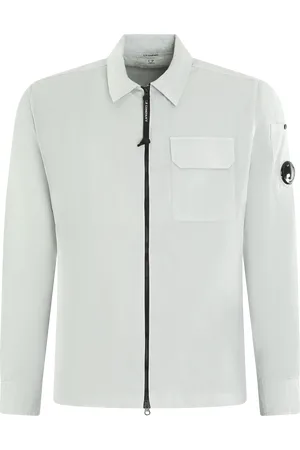C.P. Company Heren Full Zip Overshirt Groen