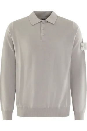 Stone Island Heren Monochorme Logo Shirt Grijs
