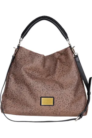 ROBERTO FESTA Leaopard Jeans Bag