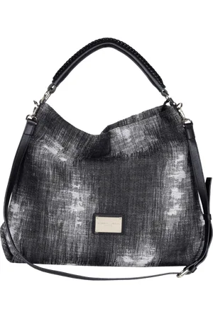ROBERTO FESTA Vintage Jeans Bag Black