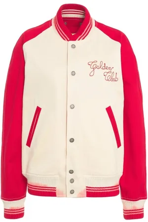 Golden Goose Bomber with logo embroidery
