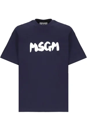 Msgm T-Shirts And Polos Blue