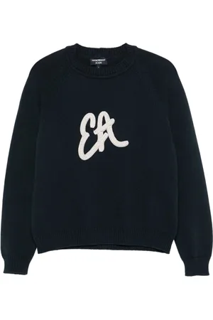 Emporio Armani Sweaters Blue