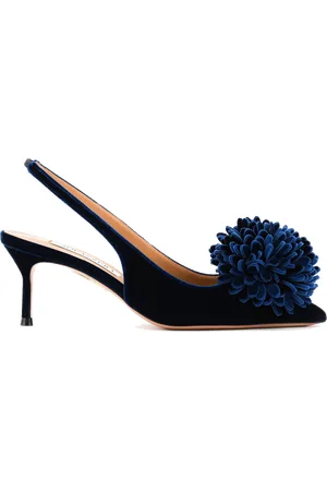Aquazzura Couturier Sling 65 Pump Paris Blu