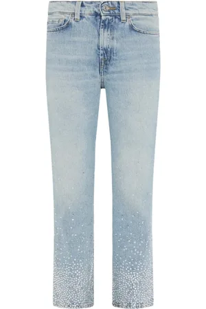 7 for all Mankind Jeans strass