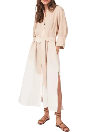 REPEAT cashmere Linnen Hemdjurk