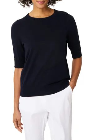 REPEAT cashmere Basic Trui Blauw