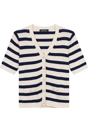 REPEAT cashmere Gestreept vest
