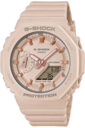 Casio Casio Horloge GMA-S2100-4AER Analoog Digitaal Zacht Roze met Zacht Roze Wijzerplaat