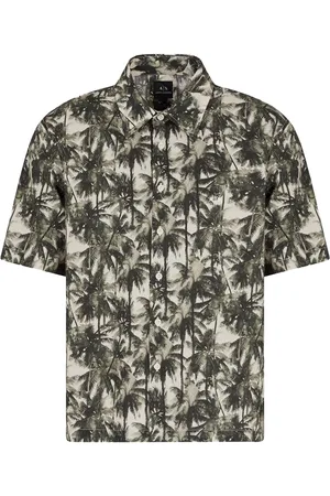 Armani Exchange Shirts Verde Palme