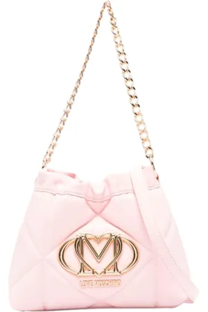 Moschino Quilted crossbody bag with logo