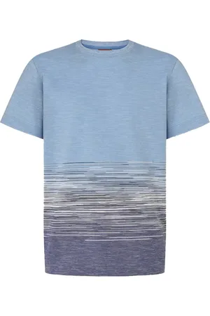 Missoni T-Shirts And Polos Blue Tones